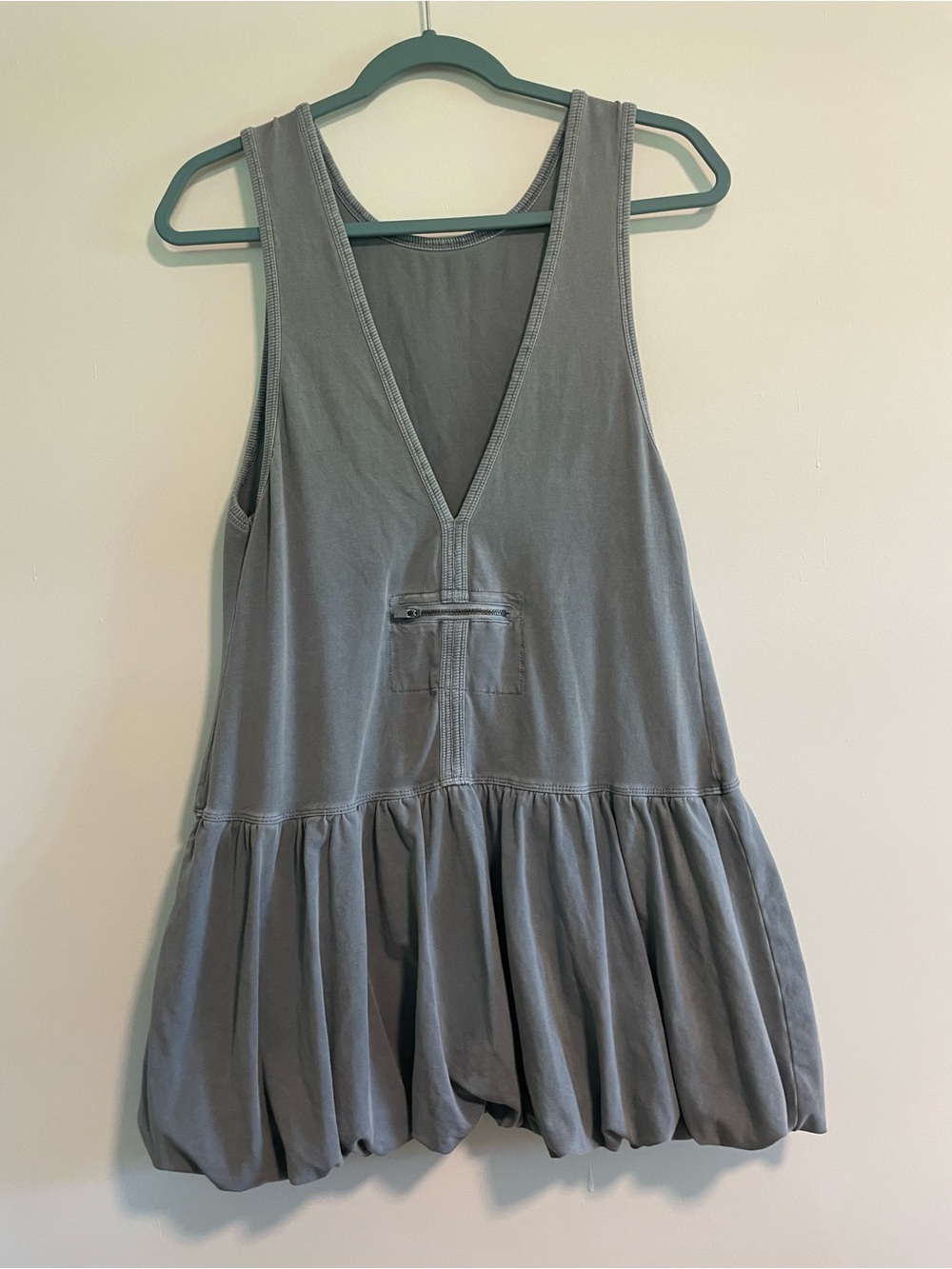 Free People Movement The Hot Shot Bubble Long Lined Tank Dress Size Women’s Med - Picture 6 of 9